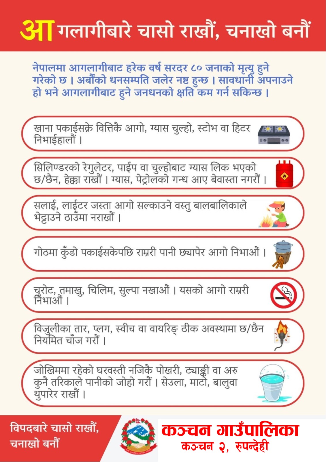 आगलागीबारे चासो राखौं र चनाखो बनौं