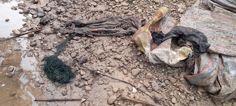 रुपन्देही र कपिलबस्तुको सिमा कोठी नदीमा भेटियो मानव कंकाल