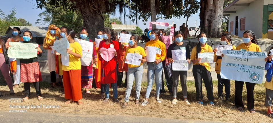 कञ्चनमा पनि लैंगिक हिंसा बिरुद्ध जनचेतना र्याली