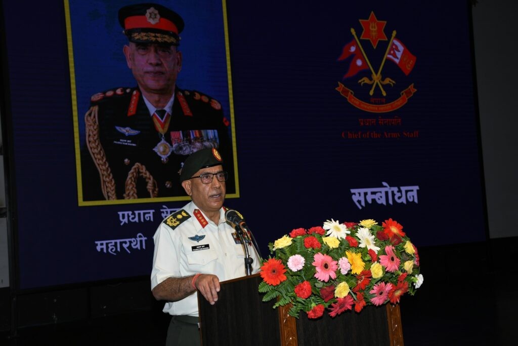राष्ट्रिय हितको संरक्षण तथा प्रवद्र्धन गर्न प्रधानसेनापति शर्माद्वारा सेनालाई तयारी हुन निर्देशन