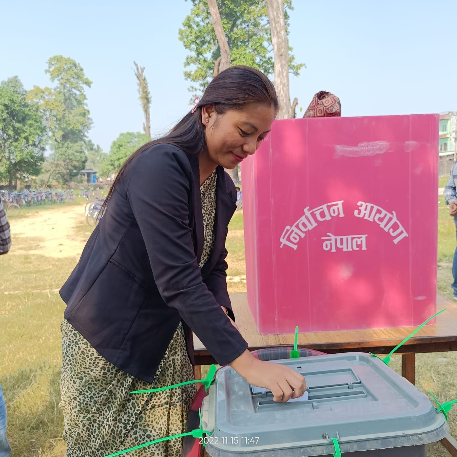 रुपन्देहीको कञ्चनमा नमुना मतदान सम्पन्न : २ प्रतिशत मत बदर 