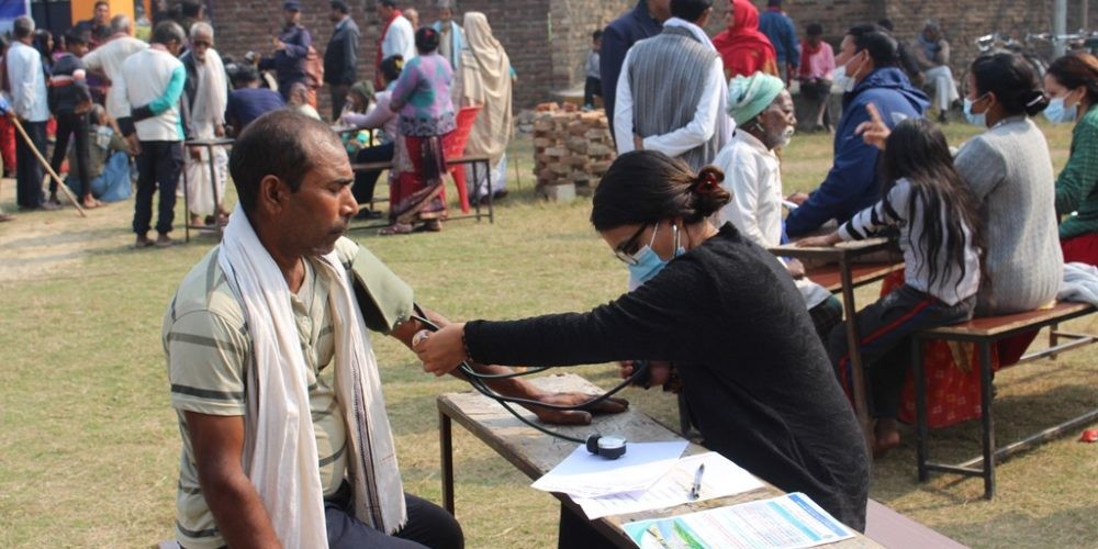 रोहिणीमा भएको निःशुल्क स्वास्थ्य शिविरमा ७६५ जनाको स्वास्थ्य परिक्षण