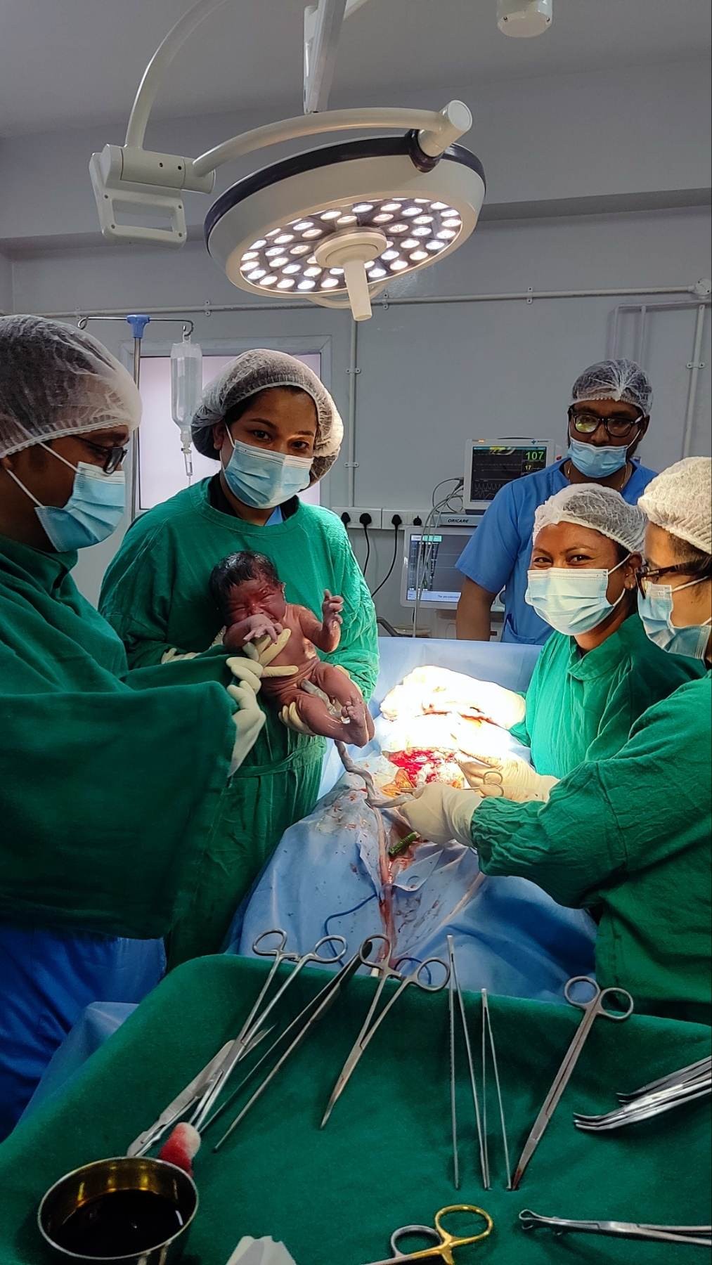 ख्वप अस्पतालमा शल्यक्रियाबाट पहिलो प्रसूति सेवा