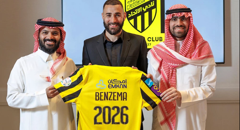 बेन्जिमा साउदी अरेबियाको इतिहादमा अनुवन्धित