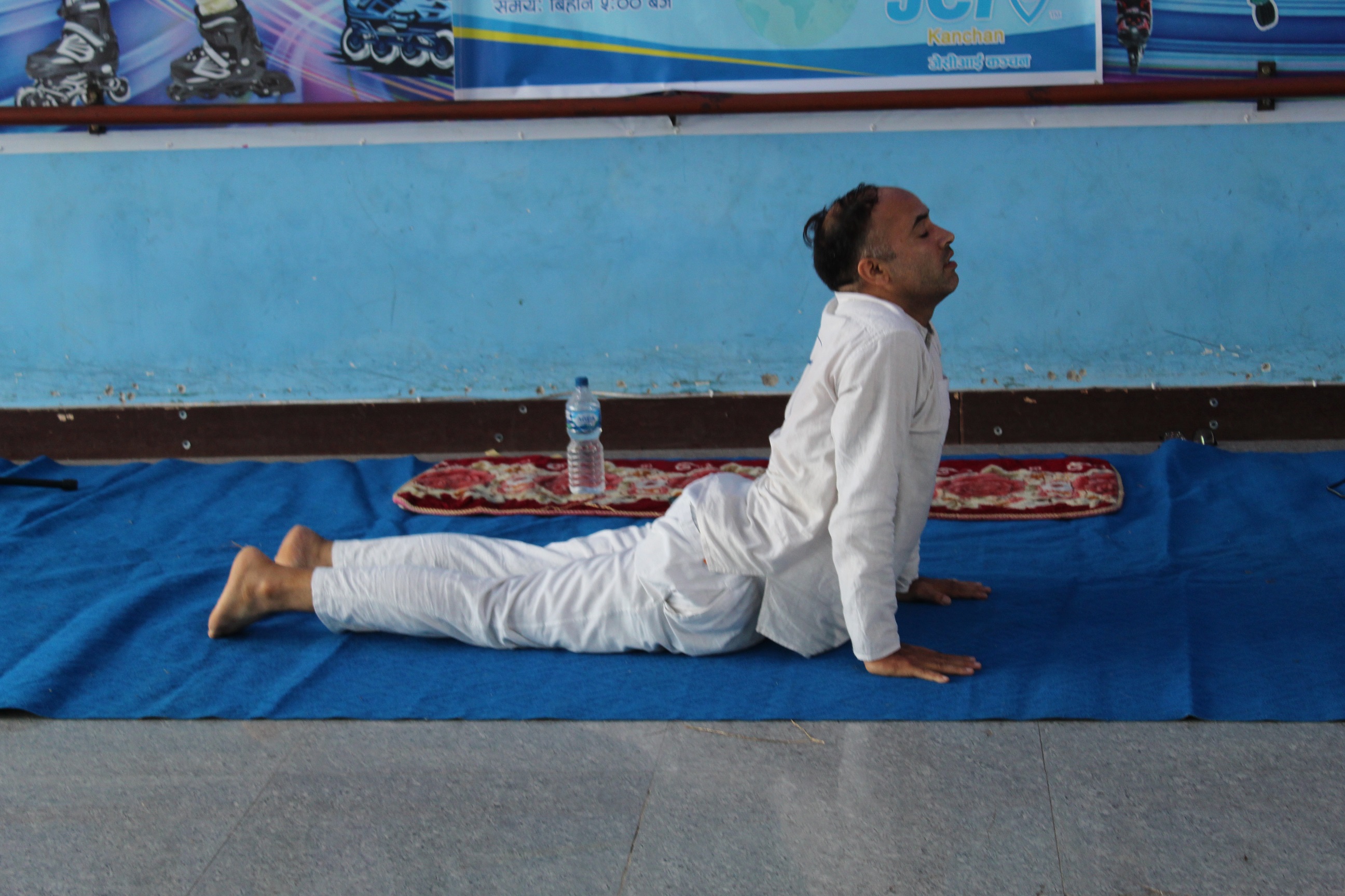 कञ्चनमा अन्तर्राष्ट्रिय योग दिवसको अवसरमा योगाभ्यास