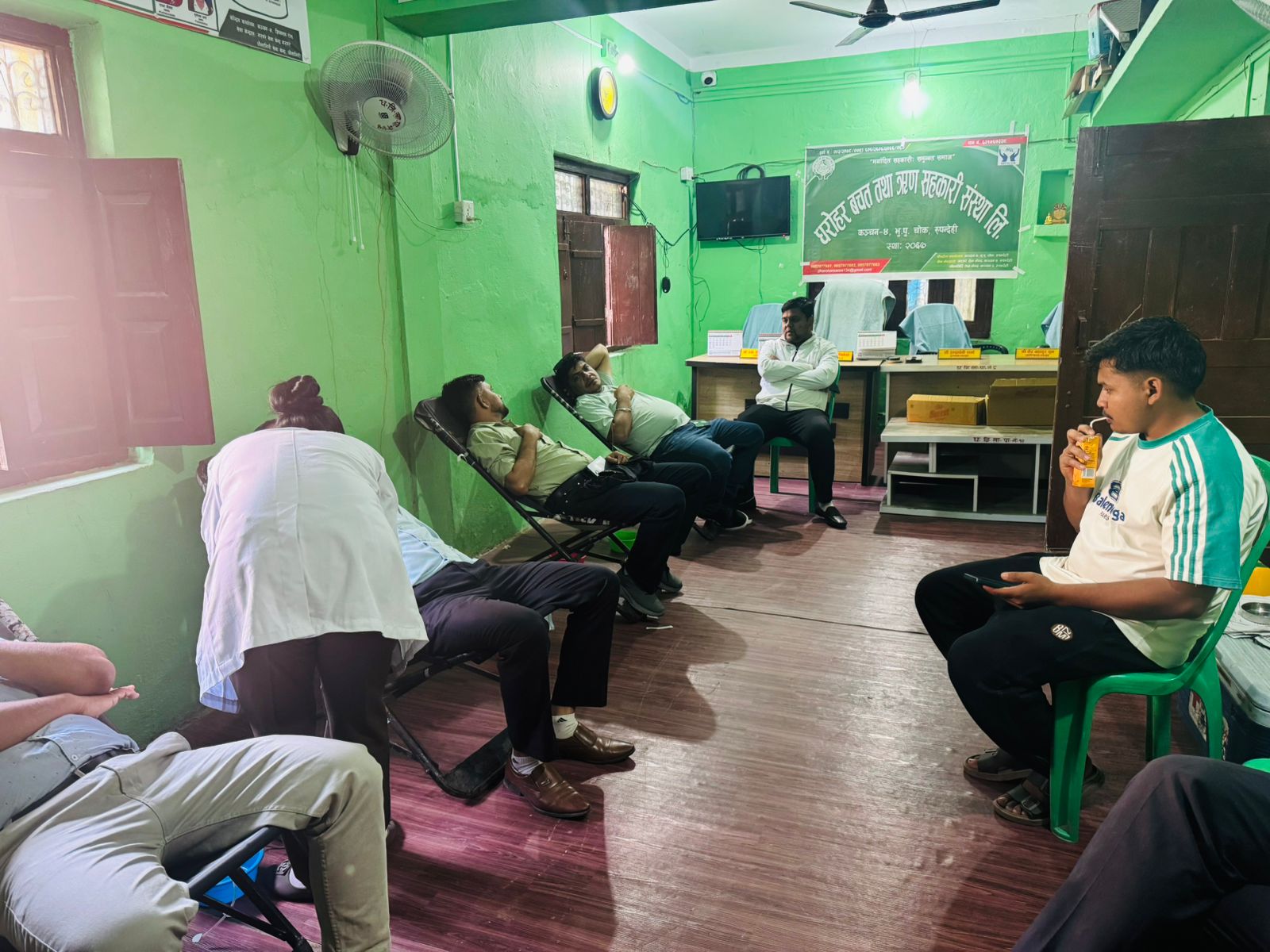 कञ्चनमा धरोहर साकोसद्वारा रक्तदान कार्यक्रम सम्पन्न