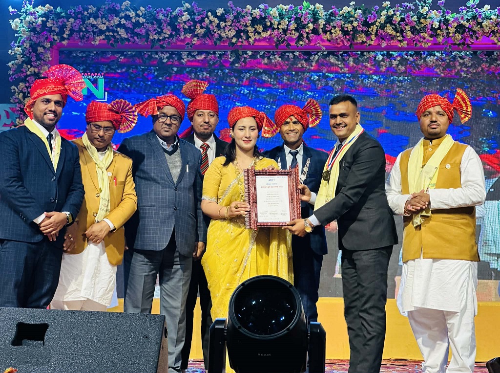 पत्रकार सुरेश परियार उत्कृष्ट युवा पुरस्कारबाट पुरस्कृत