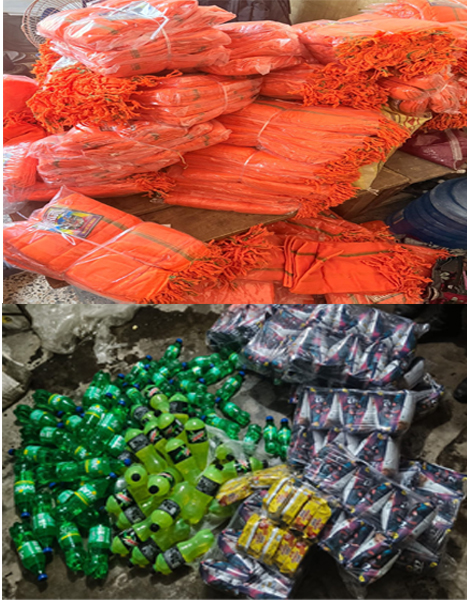 अबैध सामानहरु प्रहरीको नियन्त्रणमा