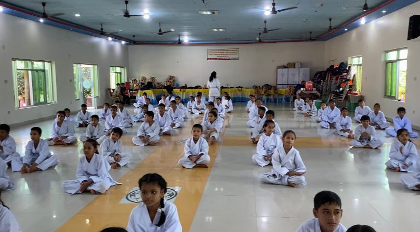 शुद्धोधनमा कराते बेल टेस्ट ग्रेडिङ सम्पन्न, ११० भन्दा बढी विद्यार्थीको सहभागिता