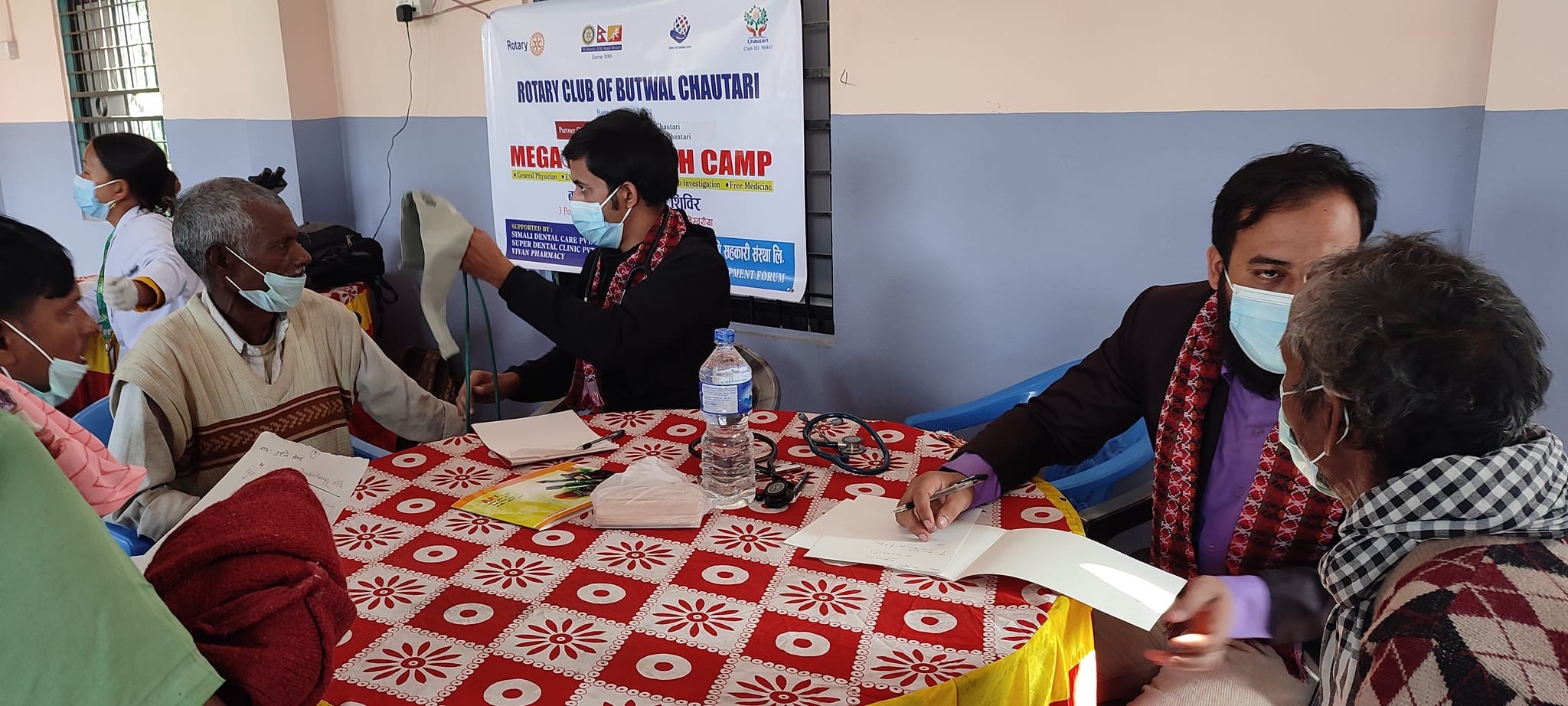 गैडहवामा निशुल्क स्वास्थ्य शिविर,६ सय ६० जनाले लिए स्वास्थ्य सेवा