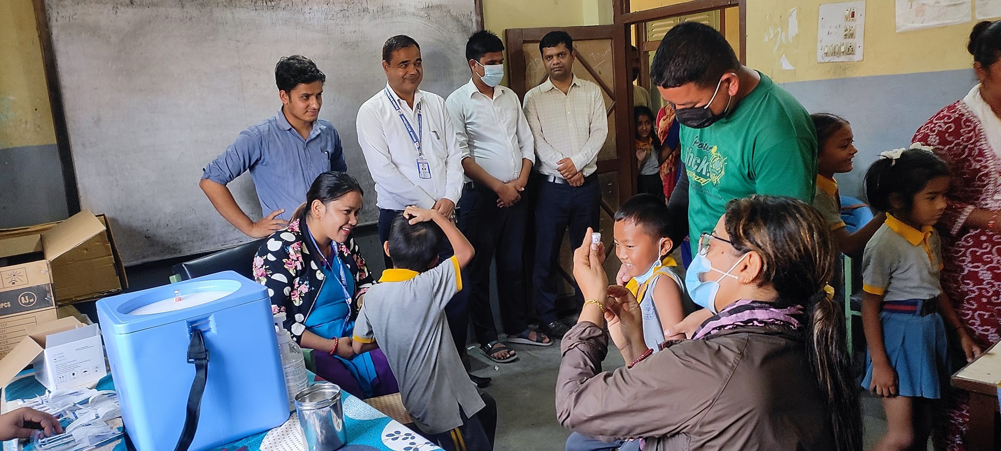 ७५ लाख बालबालिकालाई टाइफाइड विरुद्धको खोप
