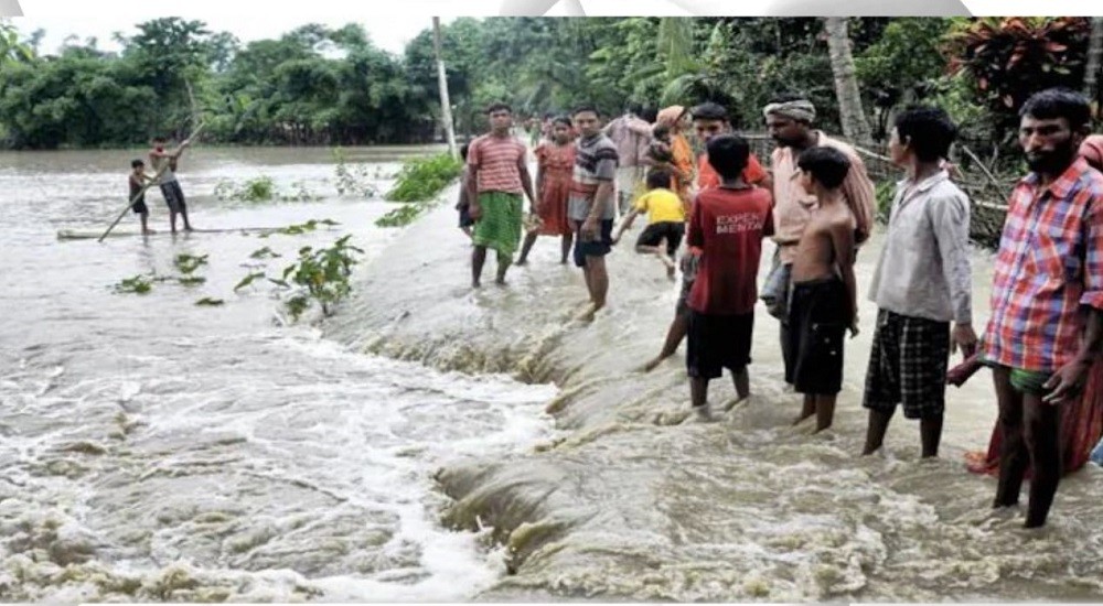 भारी वर्षा र बाढीले चीनको जियाङ्सीमा ११ लाखभन्दा बढी मानिस प्रभावित