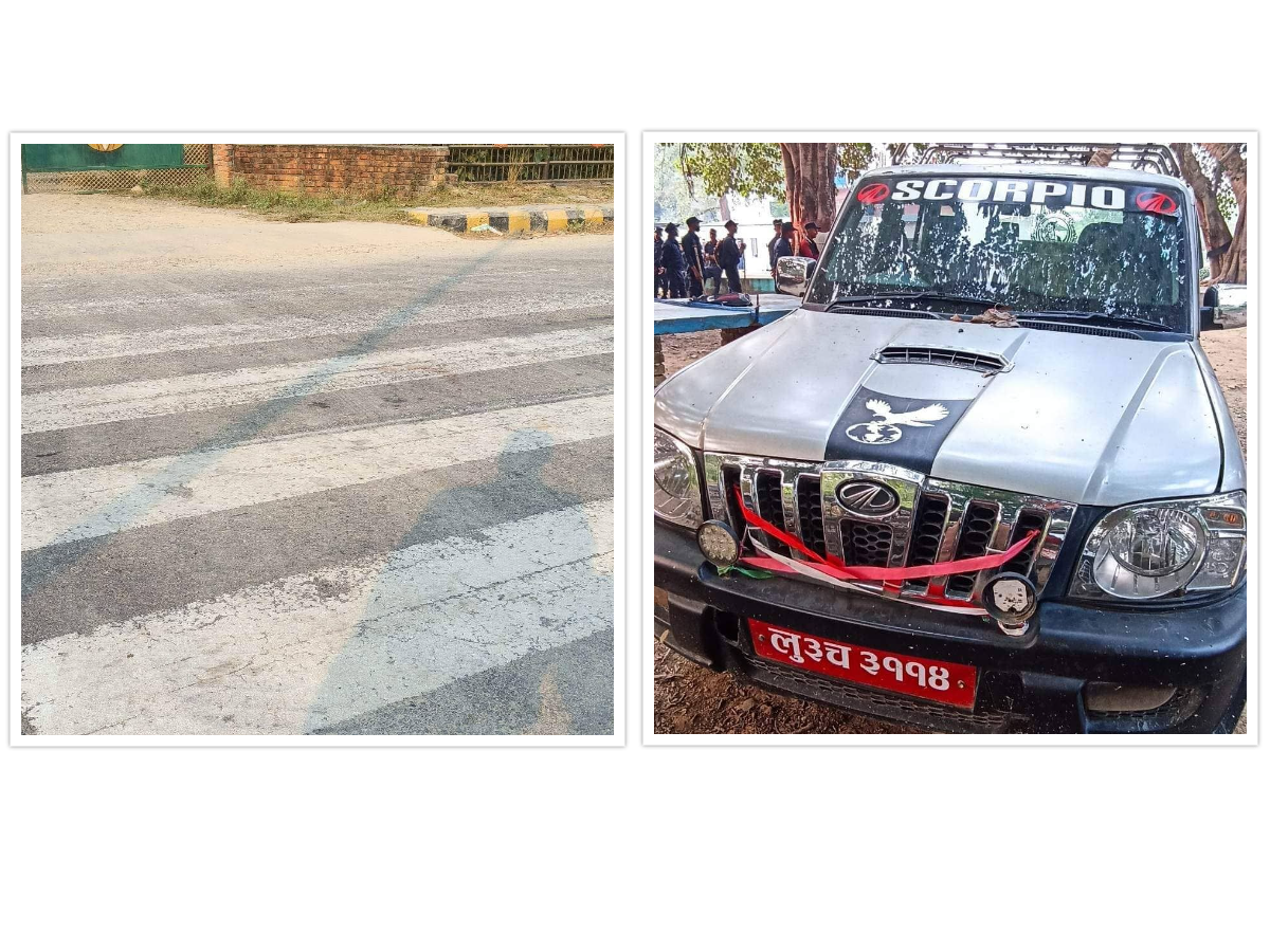 रुपन्देही ५ मा नेकपा एमालेको प्रचारमा हिडेको गाडीले ठक्कर दिंदा भिक्षुको मृत्यु