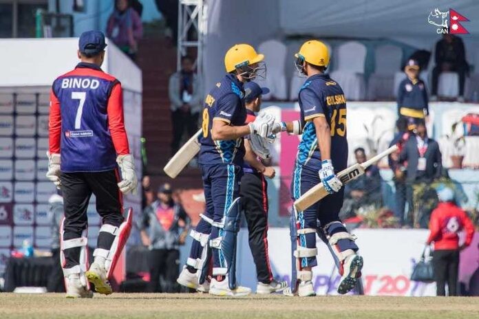 नेपाल टी–२० लिगमा लुम्बिनी पाँचौँ खेलमा विजयी