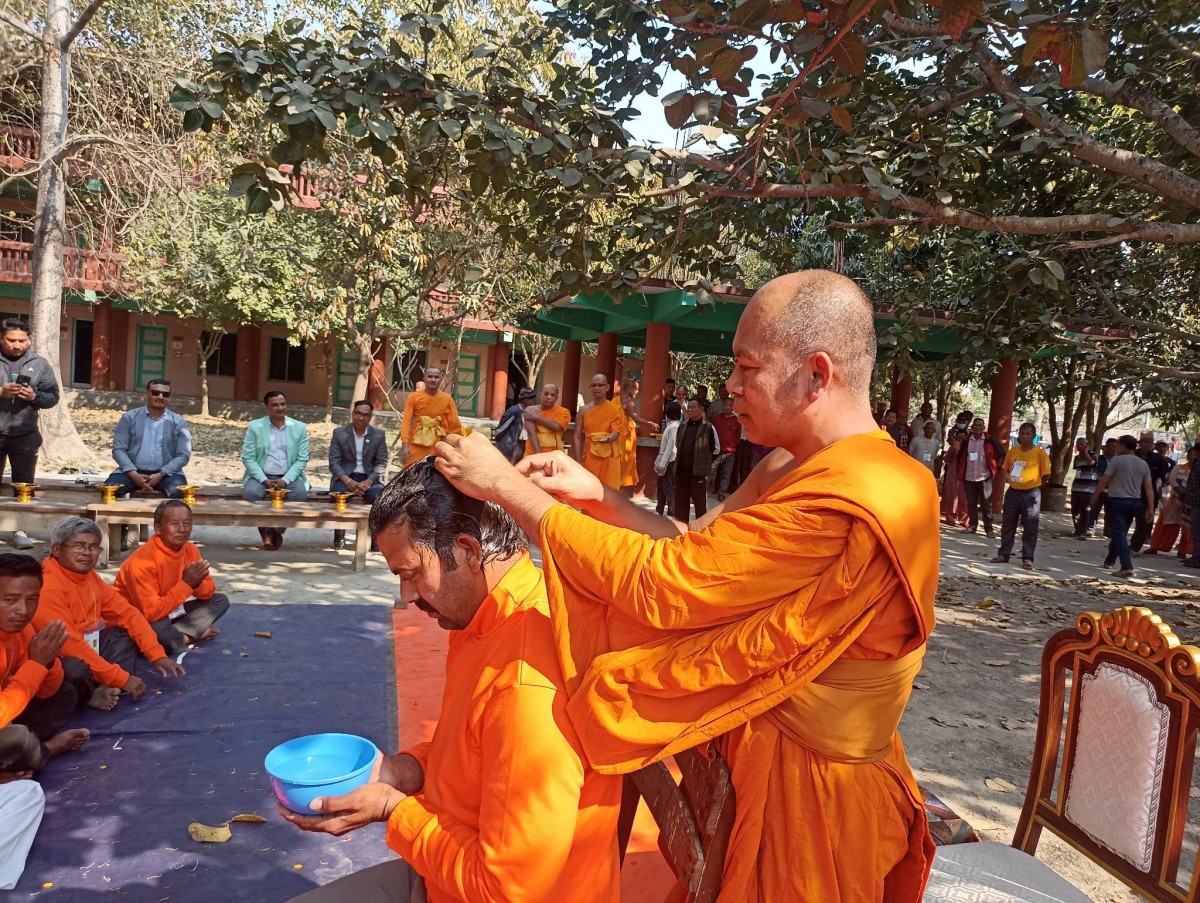 बुद्ध जन्मभूमि लुम्बिनीमा प्रव्रज्या सुरु