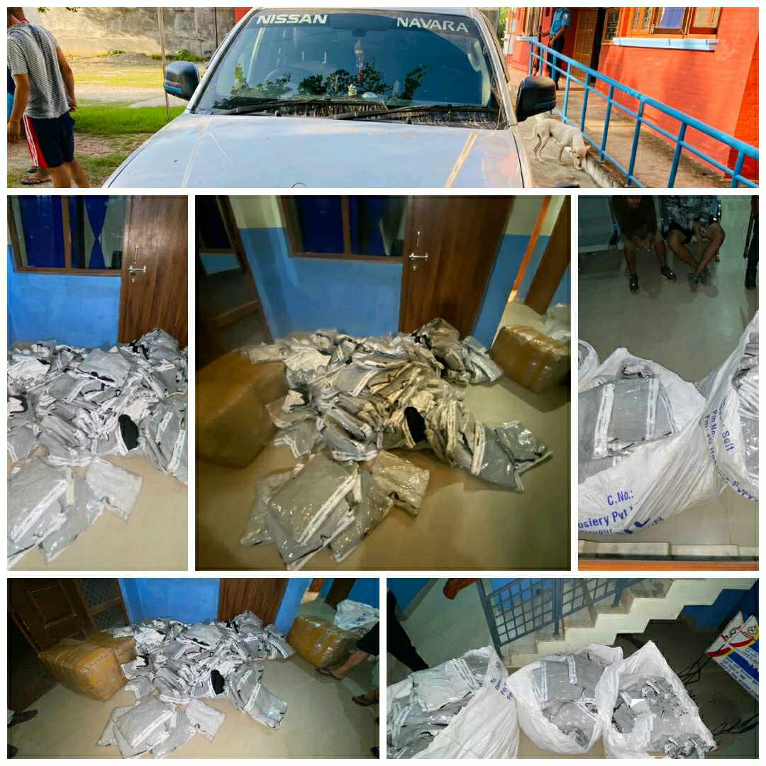 ईलाका प्रहरी कार्यालय कृष्णनगर द्वारा अठार लाख साठी हजार बराबरको सामान बरामद 