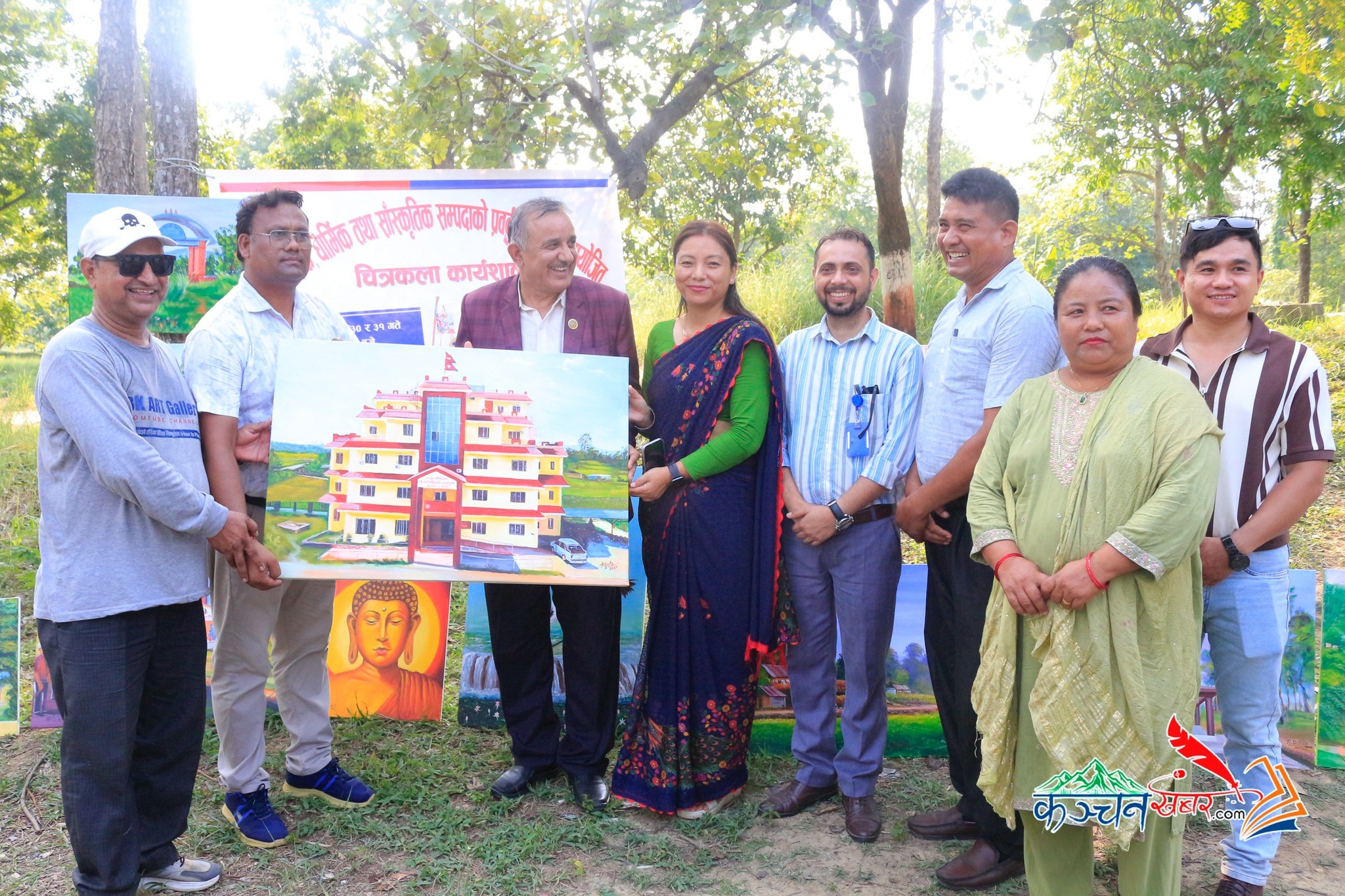 कञ्चनमा सञ्चालित दुईदिने चित्रकला कार्यशाला सम्पन्न