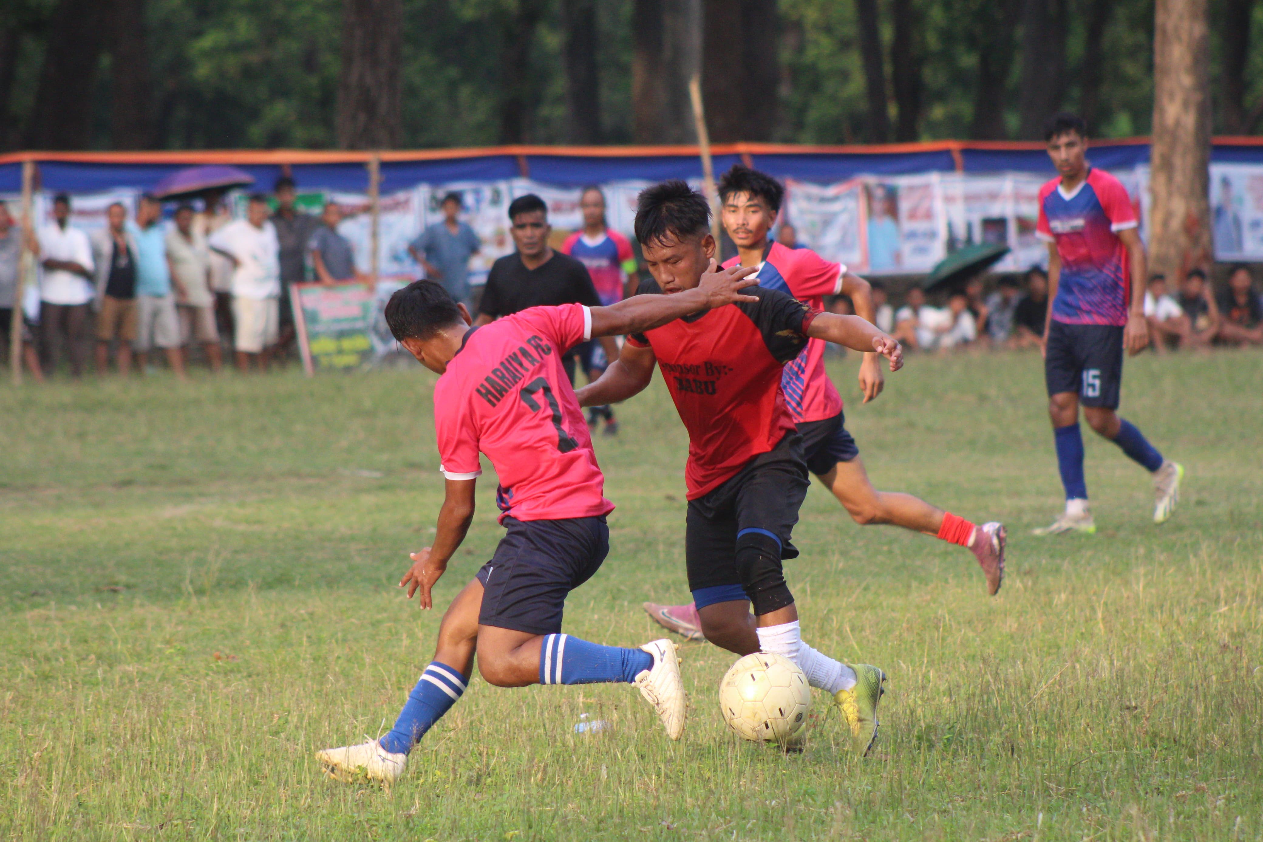 कञ्चनमा जारी फुटवल प्रतियोगिता अन्तर्गत भएको क्वाटर फाइनलमा हरैया ४-० गोल अन्तरले विजयी