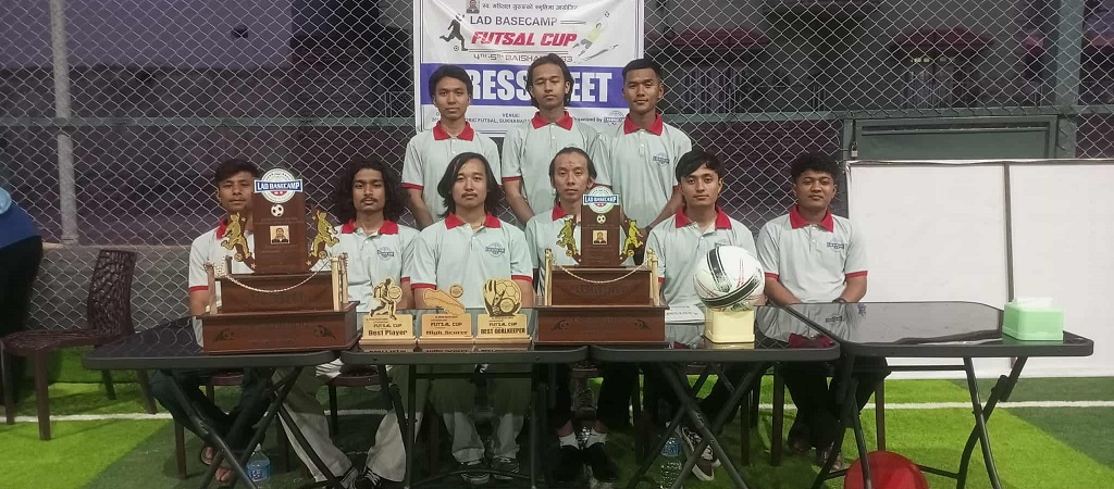 स्व. मन्जित गुरुङको स्मृतिमा ल्याड बेस्क्याम्प फुटसल कप प्रतियोगिता आजदेखि 