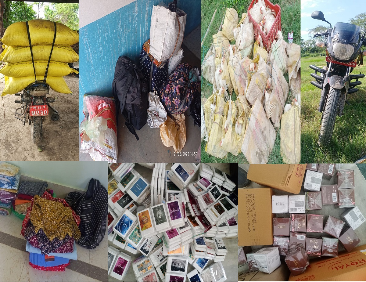 बिभिन्न अबैध सामान प्रहरीको नियन्त्रणमा