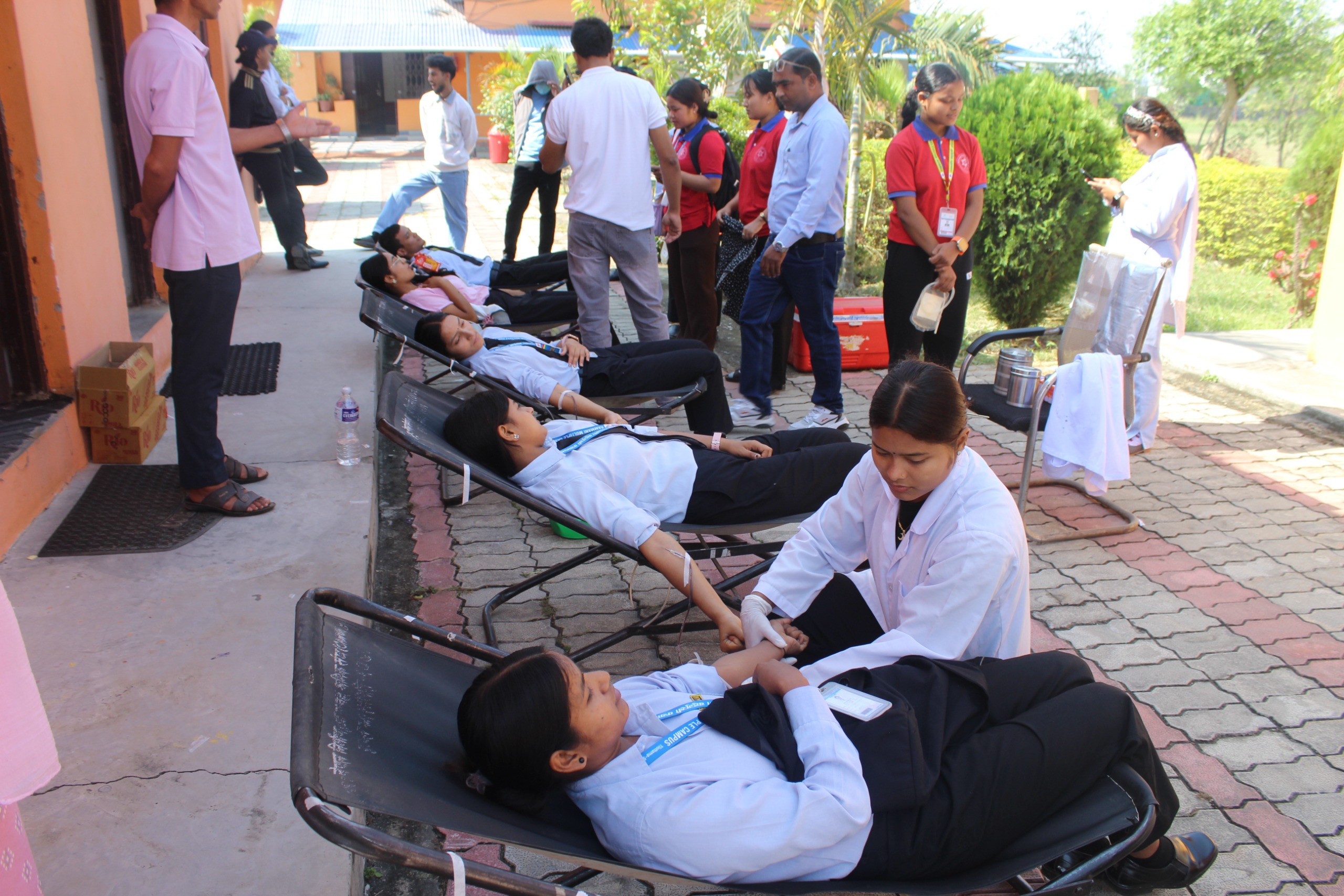 राममणी बहुमुखी क्याम्पसमा खुल्ला रक्तदान कार्यक्रम