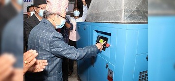 भक्तपुरमा कोरोना संक्रमितका लागी अक्सिजन उत्पादन सुरु