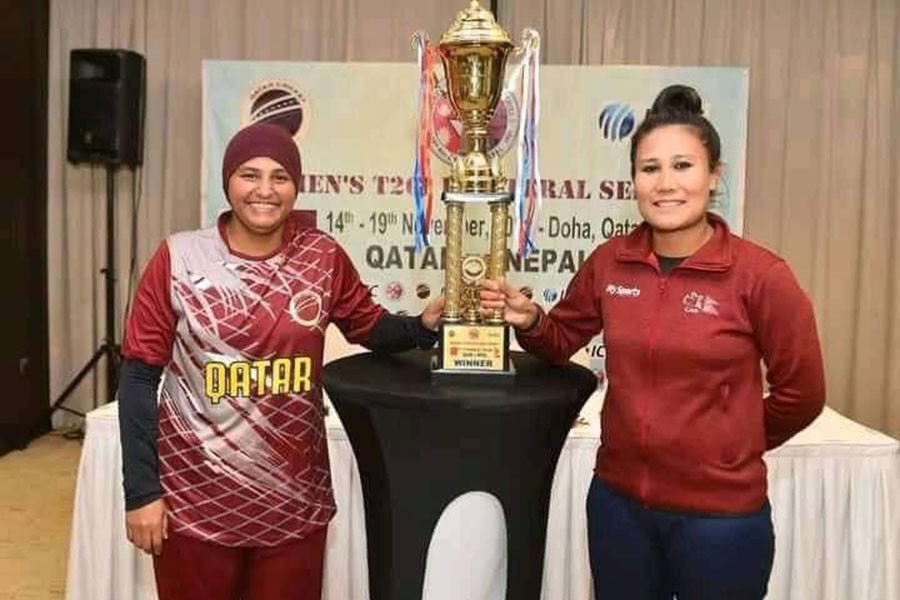 जित्यो नेपाली महिला टोलीले कतारसँगको तीन खेलको टीट्वेन्टी अन्तर्राष्ट्रिय क्रिकेट शृंखला