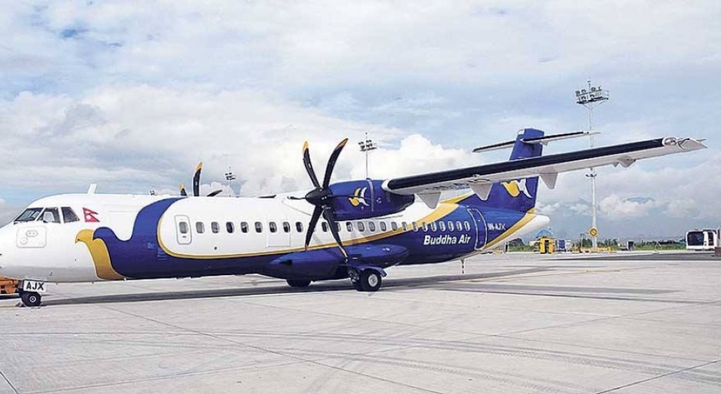 नेपालगन्जमा बुद्ध एयरको जहाज स्यालसँग ठोक्कियो