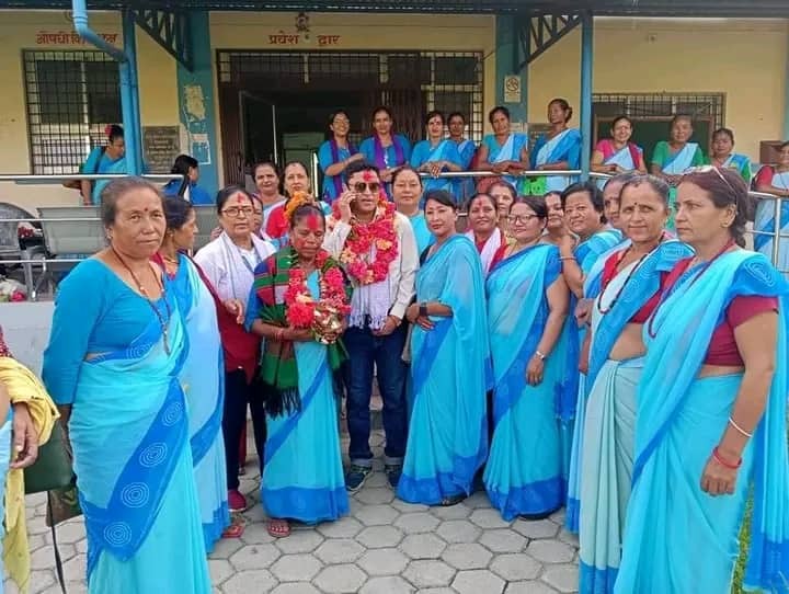 महिला सामुदायिक स्वास्थ्य स्वयंसेविकाहरुलाई सम्मान तथा विदाई