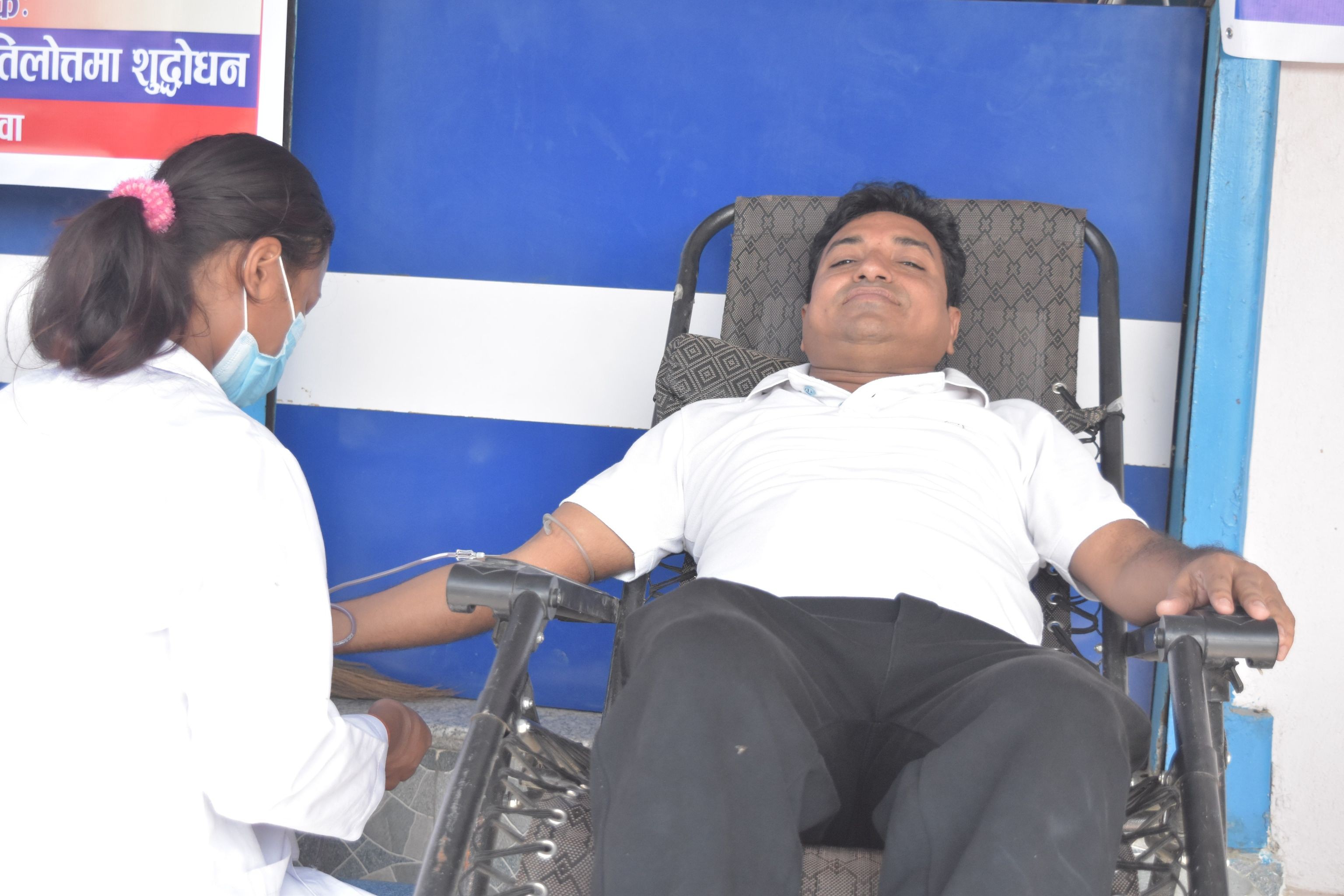 फर्साटिकरमा आकस्मिक रक्तदान कार्यक्रम, ३१ युनिट रगत संकलन