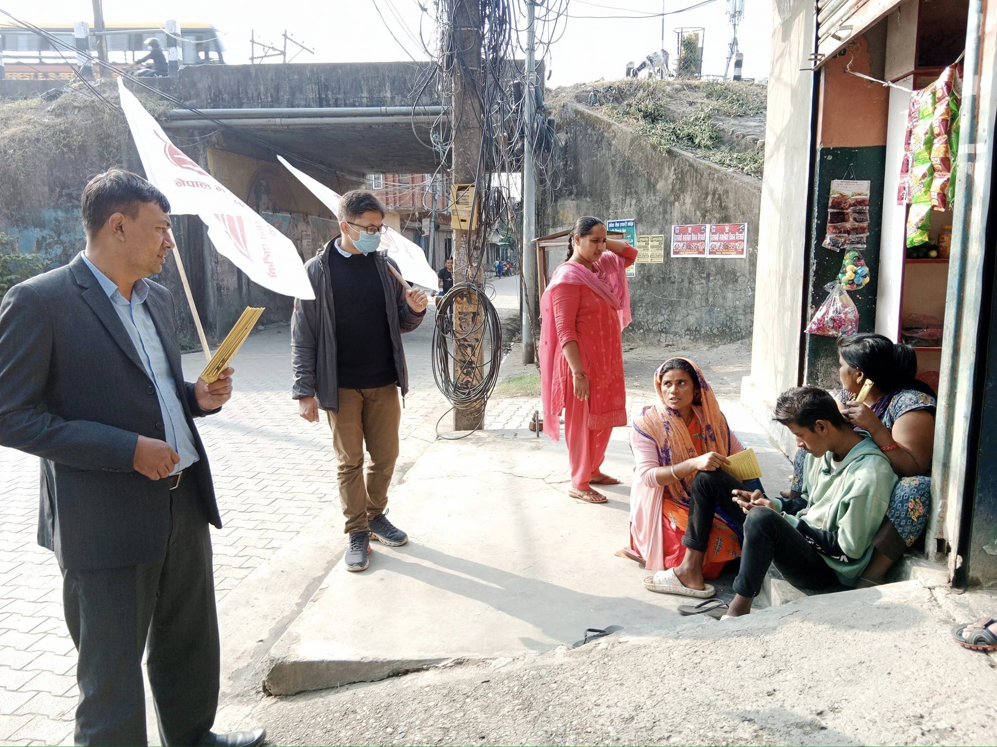 रुपन्देही क्षेत्र नं. २ मा नेमकिपाको चुनावी प्रचार अभियान जारी