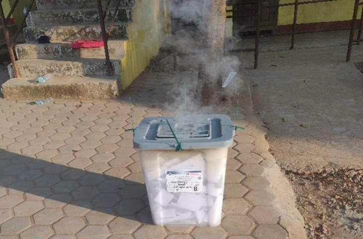 एसिड प्रयोग गरि मतपेटिकामा आगजनी, १ जना पक्राउ