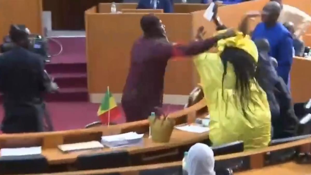 अफ्रिकी देशको संसदमा कुर्सी फ्याँकियो : महिला सांसदलाई थप्पड हान्दा विवाद, लात्ती, मुक्कासमेत चल्यो