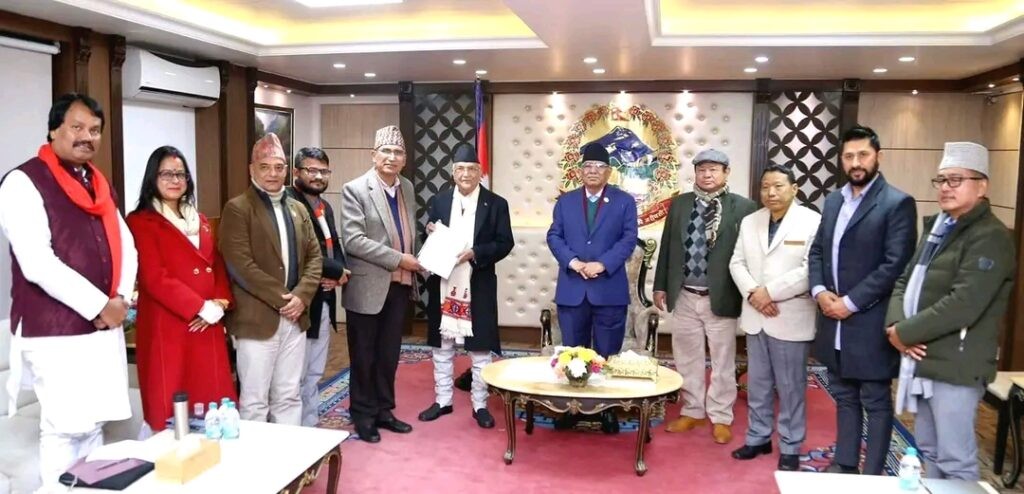 सत्तापक्षिय राजनैतिक कार्यदलले सरकारको न्युनतम साझा कार्यक्रम उच्चस्तरिय कार्यदललाई बुझायो