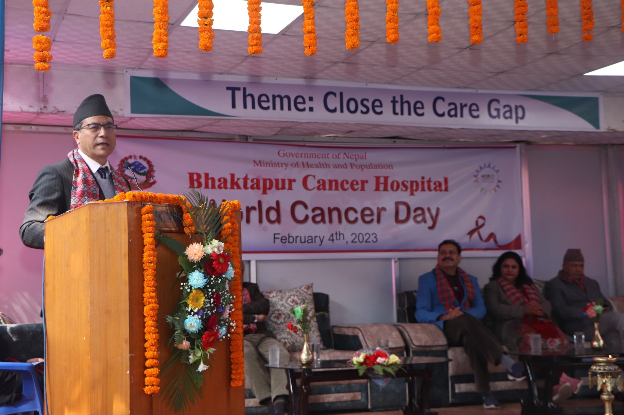 भक्तपुर क्यान्सर अस्पताल कामदार वर्गको सेवामा समर्पित हुनुपर्नेः प्रमुख प्रजापति