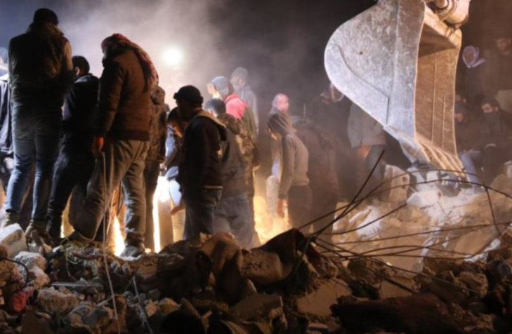 टर्की–सिरिया भूकम्प : सिरियाको विद्रोही नियन्त्रित क्षेत्रमा पहिलो पटक राहत सामग्री पुग्यो