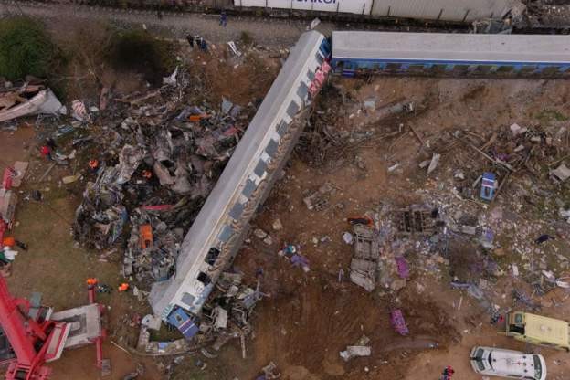 ग्रीक रेल दुर्घटनामा मृत्यु हुनेको सङ्ख्या ३६ पुग्यो, तीन दिने राष्ट्रिय शोकको घोषणा