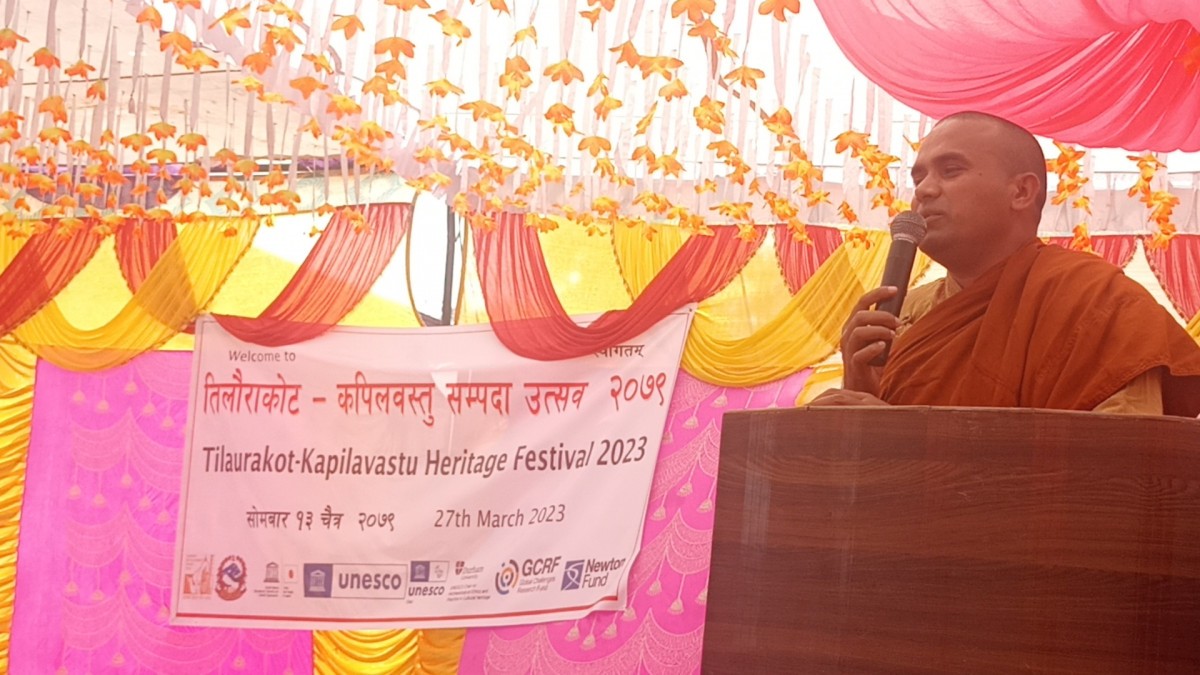 पुरातात्विक सम्पदाको संरक्षण र प्रचारका लागी तिलौराकोट कपिलवस्तु सम्पदा उत्सव