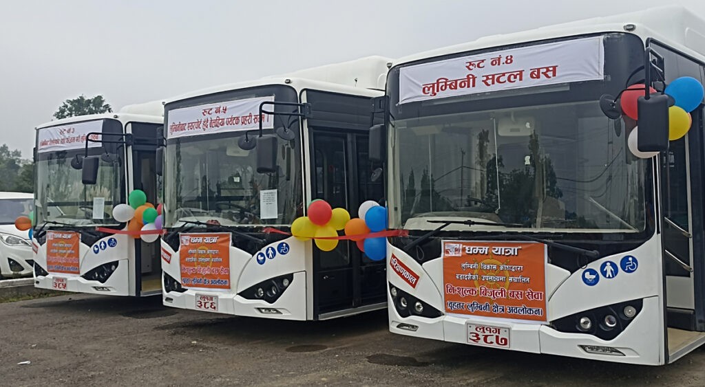 लुम्बिनीमा विद्युतीय गाडी सञ्चालनका लागि बाटो खुल्यो