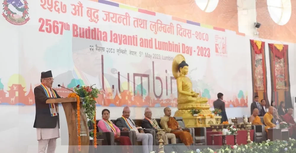 बुद्धको शिक्षाबाट प्रभावित भएको छु : प्रधानमन्त्री दाहाल