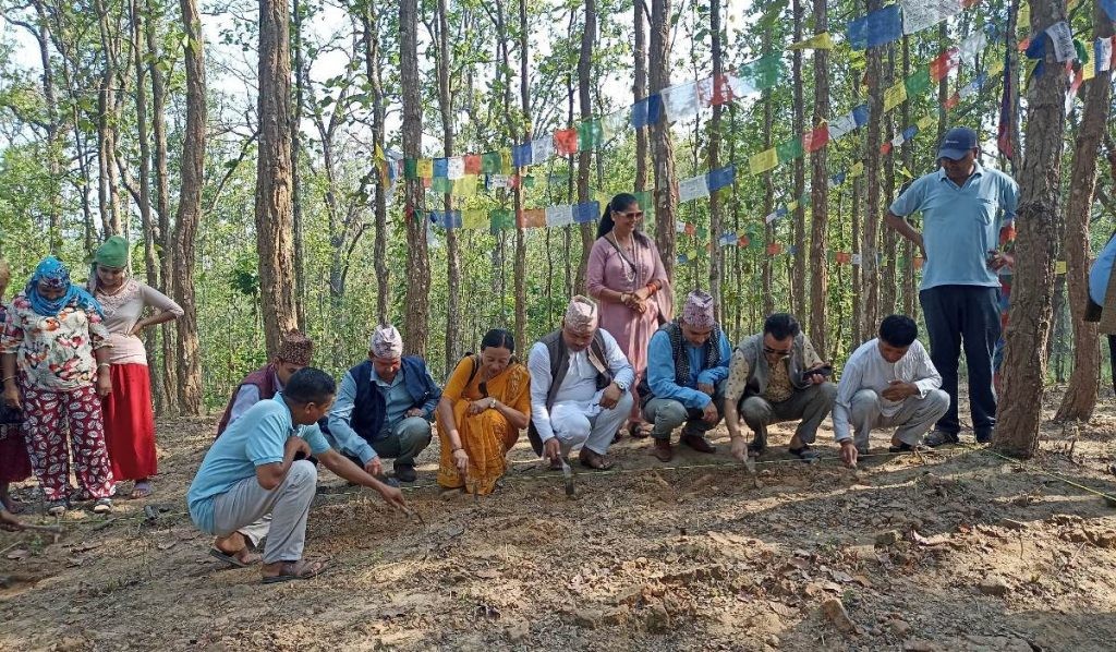 देवदहको  खयरडाँडामा उत्खनन सुरु