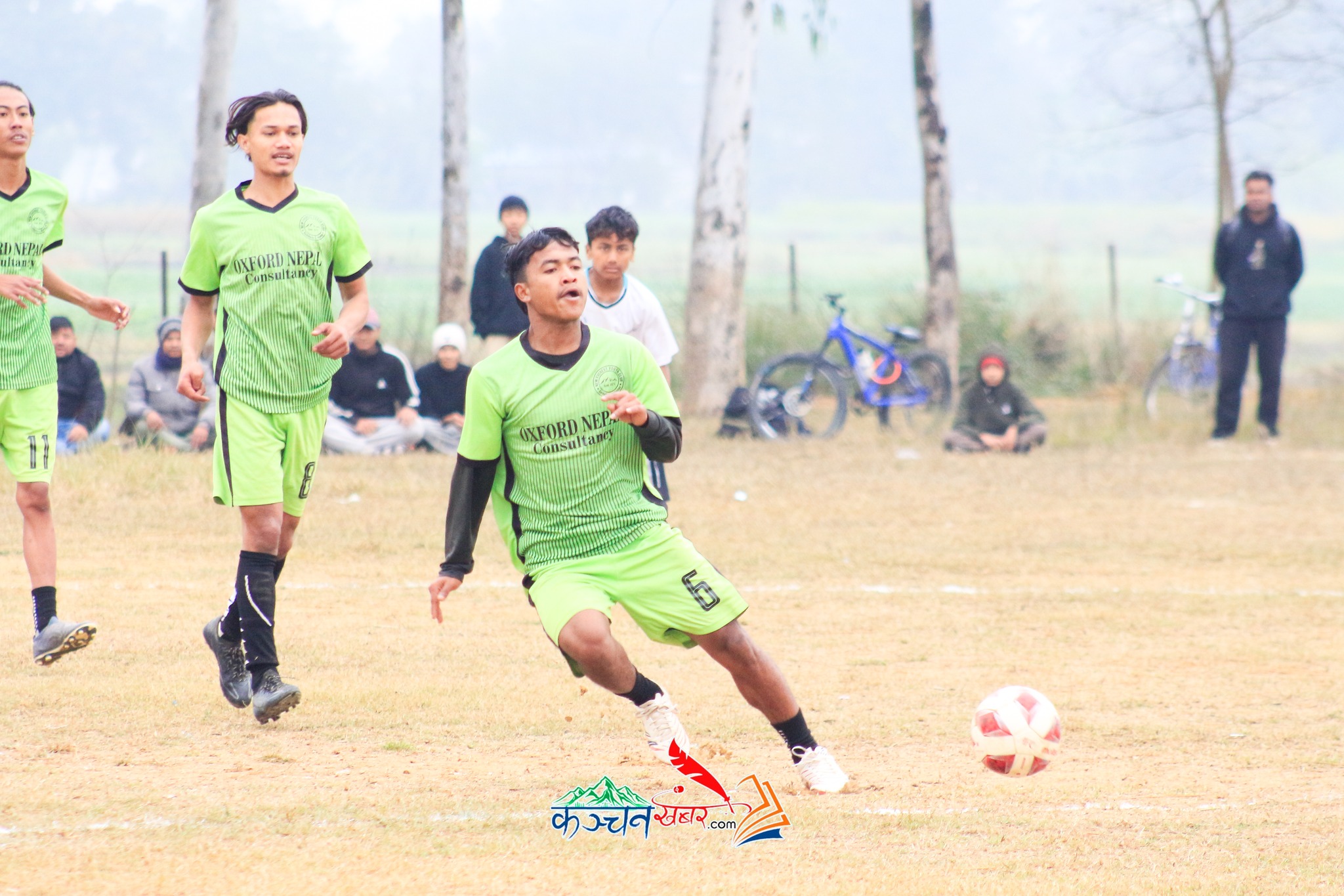 गैडहवामा जारी चौथो टोलस्तरीय फुटवल तथा क्रिकेट प्रतियोगिता अन्तर्गत फुटवल प्रतियोगिता शुरु