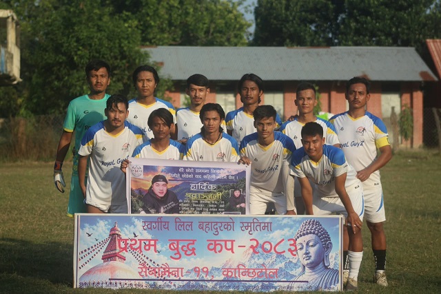 प्रथम बुद्ध कप बुद्ध सेभेन स्टारलाई, खेलकुदको माध्यमबाट समाज रुपान्तरणको अभियानमा जोड