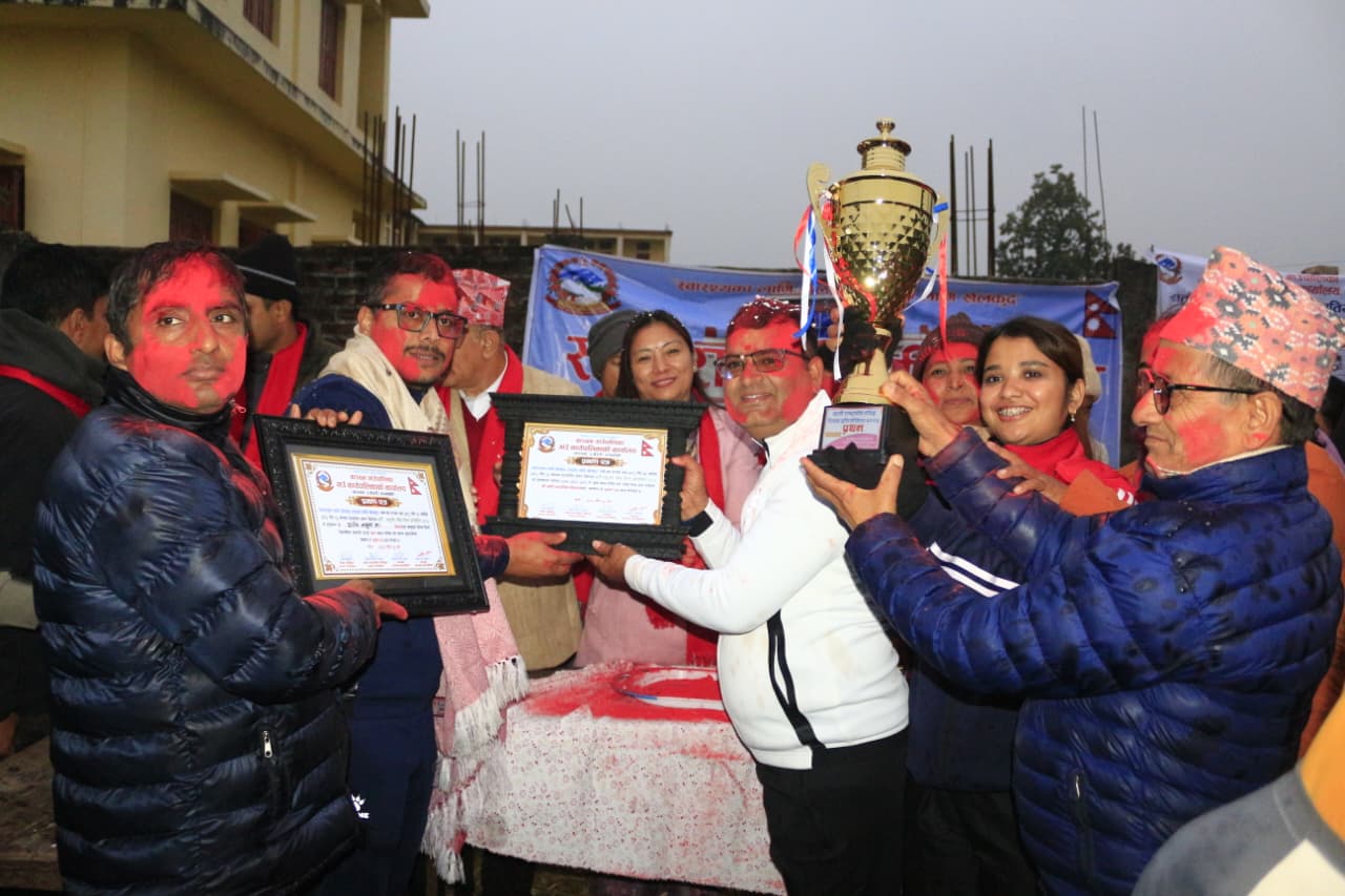 कञ्चनमा राष्ट्रपति रनिङ्ग शिल्ड छनौट प्रतियोगिता सम्पन्न, प्रगती माविले गर्यो ह्याट्रिक