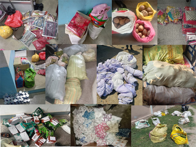 रुपन्देही प्रहरीद्वारा अबैध सामान बरामद