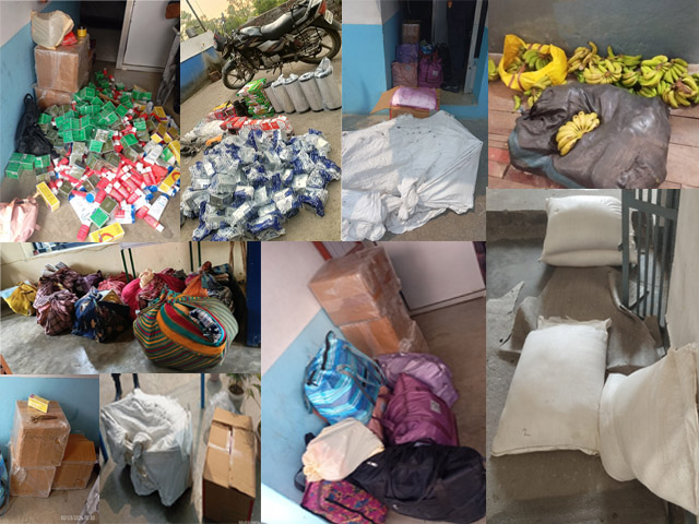 अबैध सामानहरु प्रहरीको नियन्त्रणमा