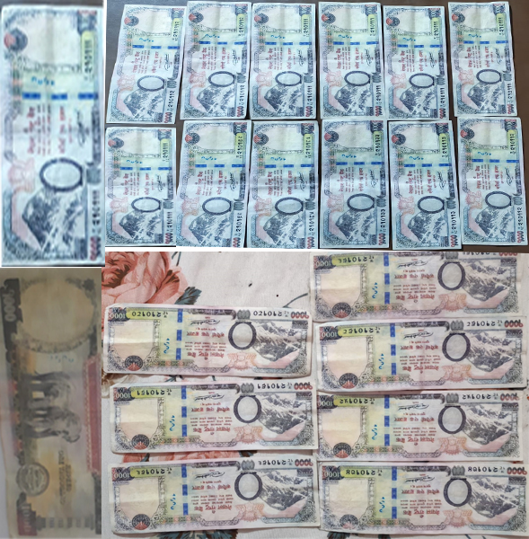 नक्कली नोट सहित ४ जना पक्राउ