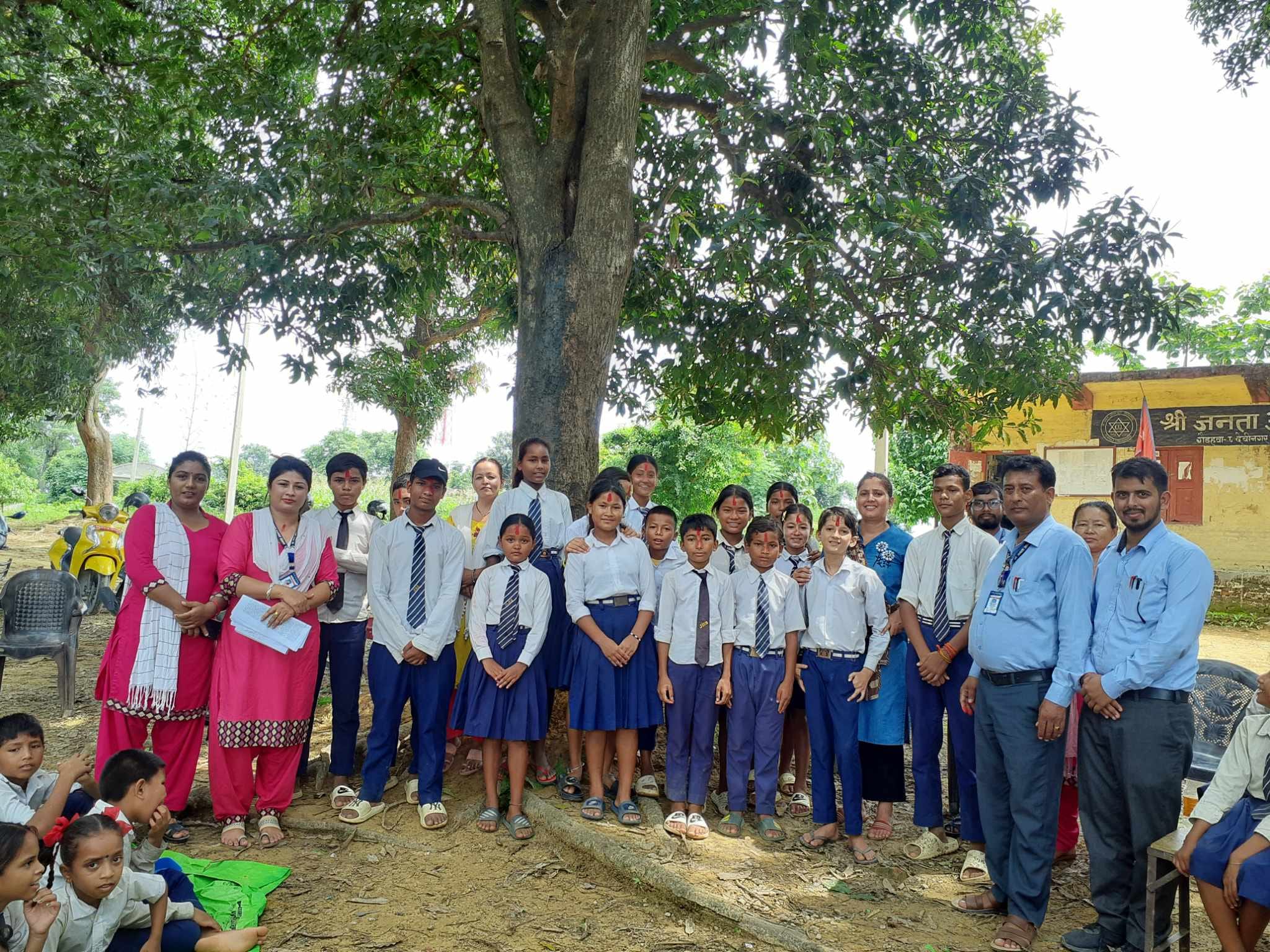 गैडहवाको जनता आधारभूत विद्यालयमा जनता इको क्लव गठन