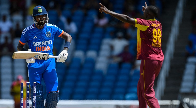 वेस्ट इन्डिजसँग भारत ४ रनले पराजित