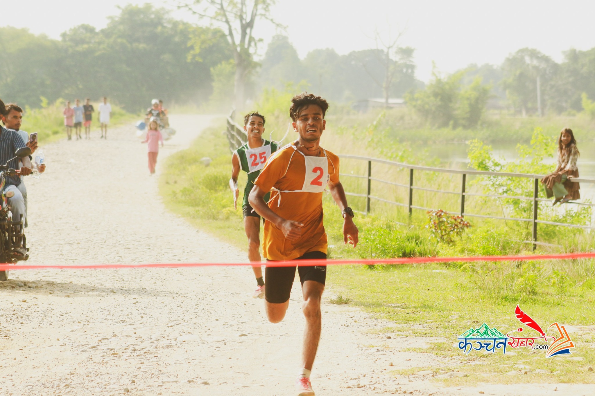 गैडातालमा मिनि म्याराथन प्रतियोगिता, उमेश बरईले पार गरे ६ हजार २ सय मिटर २१ मिनेटमा